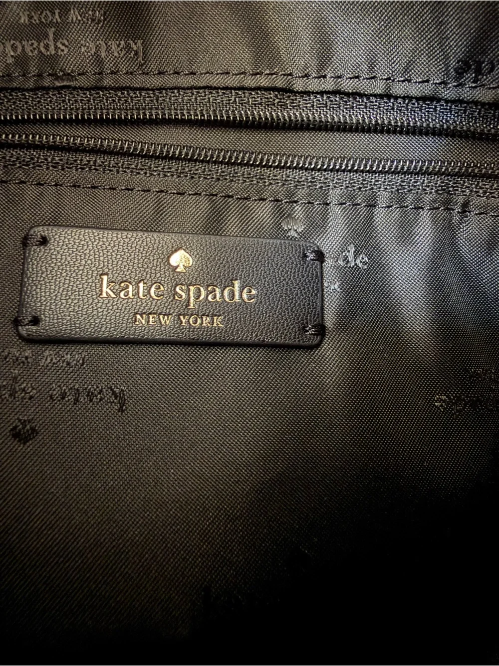 Kate Spade Black All Day Spade Flower Signature Tote Bag
